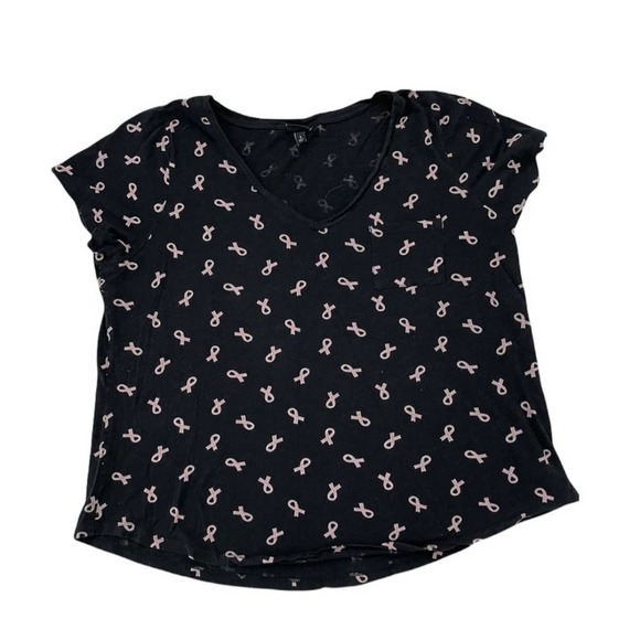 Torrid 3XL Black Breast Cancer Logo Shirt - Picture 3 of 6